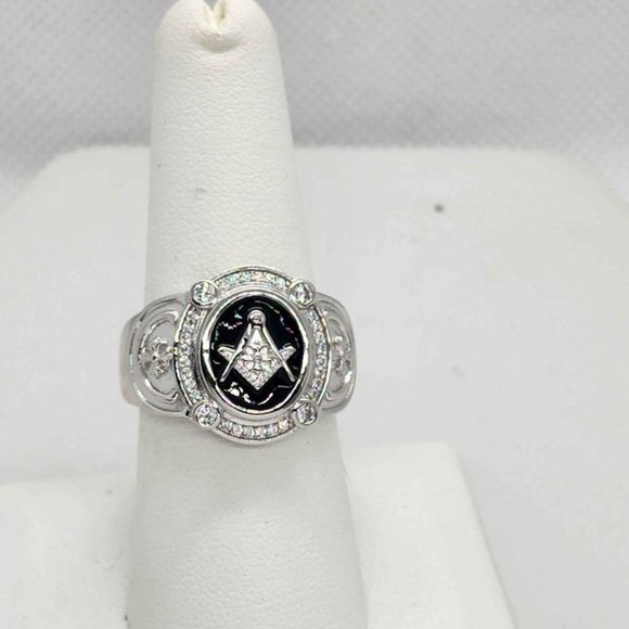 Other - BRAND NEW  Sterling Silver 925 Masonic Mason Symbol Ring